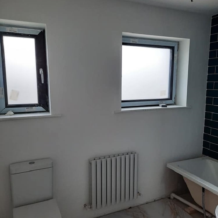 Internal plastering - Bathroom